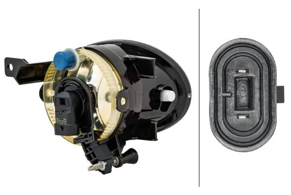 HELLA 1N0 009 954-411 FF-Nebelscheinwerfer - links - für u.a. VW Touareg (7P5, 7P6)