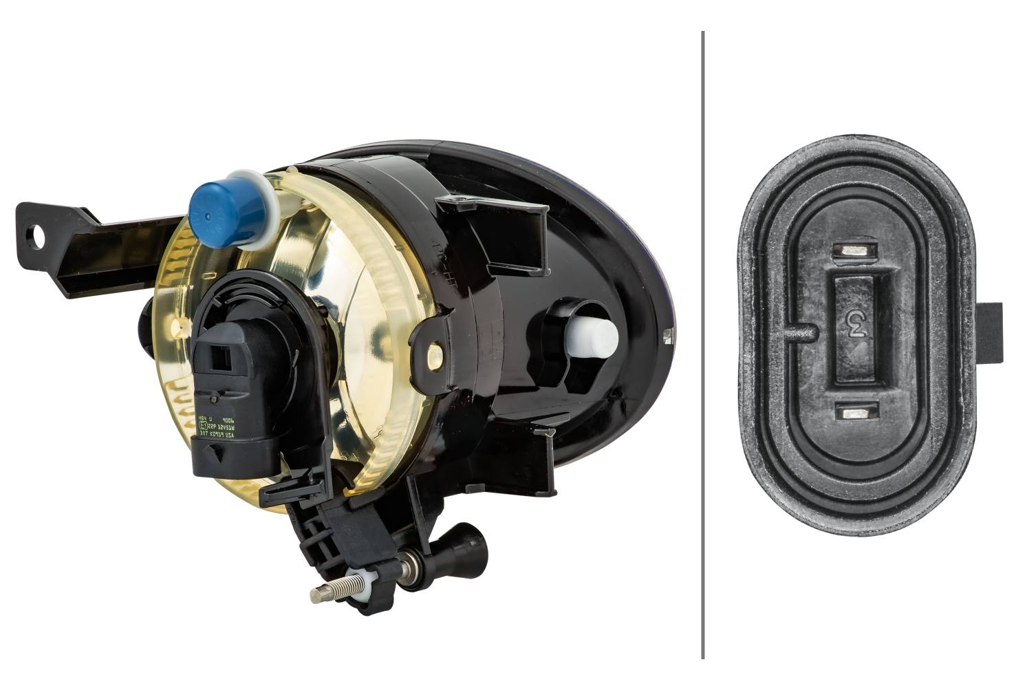 HELLA 1N0 009 954-411 FF-Nebelscheinwerfer - links - für u.a. VW Touareg (7P5, 7P6)