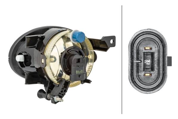 HELLA 1N0 009 954-421 FF-Nebelscheinwerfer - rechts - für u.a. VW Touareg (7P5, 7P6)