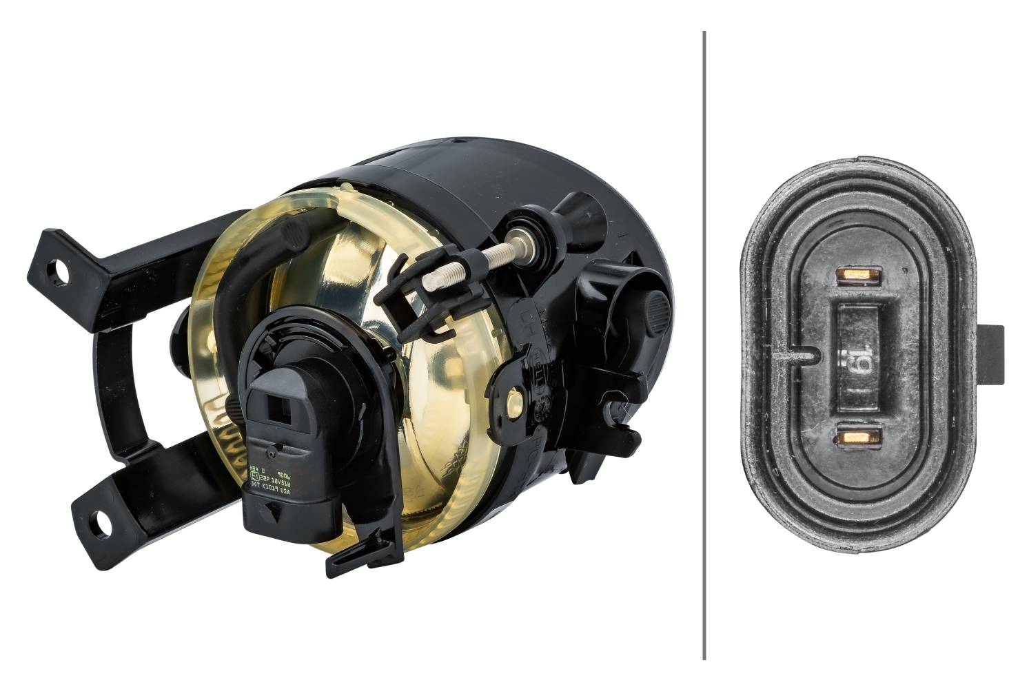 HELLA 1N0 010 233-311 FF-Nebelscheinwerfer - links - für u.a. Skoda Fabia II (542)