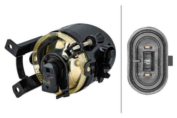 HELLA 1N0 010 233-311 FF-Nebelscheinwerfer - links - für u.a. Skoda Fabia II (542)