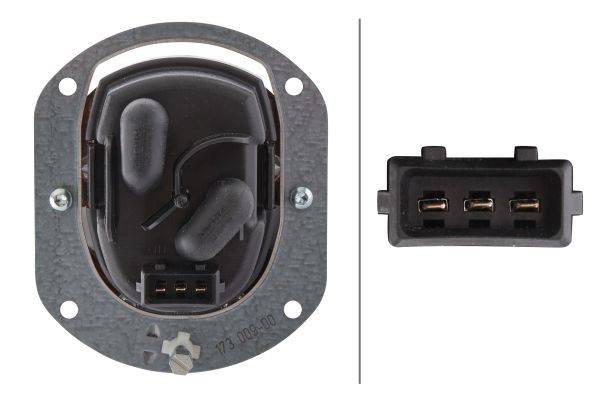 HELLA 1N0 010 294-011 FF-Nebelscheinwerfer - 90mm Essential - 24V - rund - Einbau - glasklare Streus