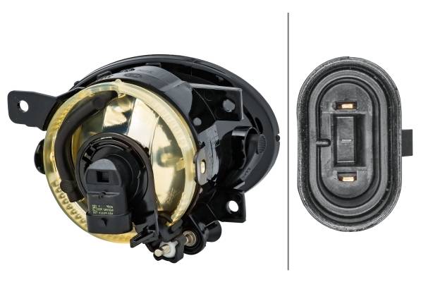 HELLA 1N0 010 375-311 FF-Nebelscheinwerfer - links - für u.a. VW T5 Box (7Ha, 7Hh, 7Ea, 7Eh)