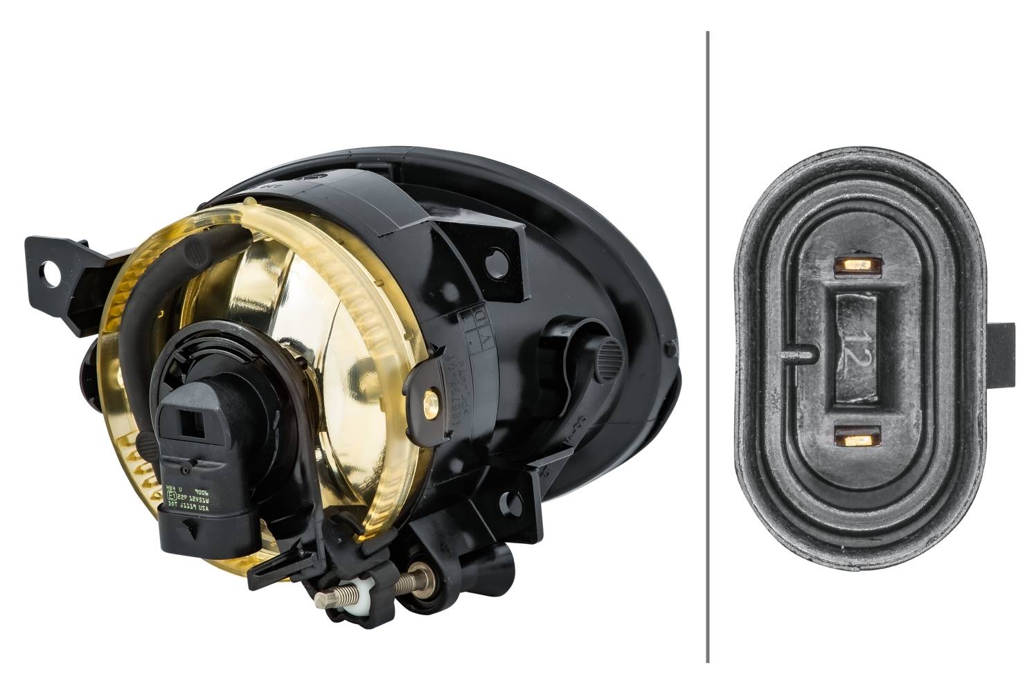 HELLA 1N0 011 250-351 FF-Nebelscheinwerfer - links - für u.a. MB Sprinter 3,5-T Box (906)