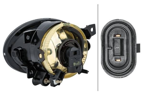 HELLA 1N0 011 250-361 FF-Nebelscheinwerfer - rechts - für u.a. MB Sprinter 3,5-T Box (906)