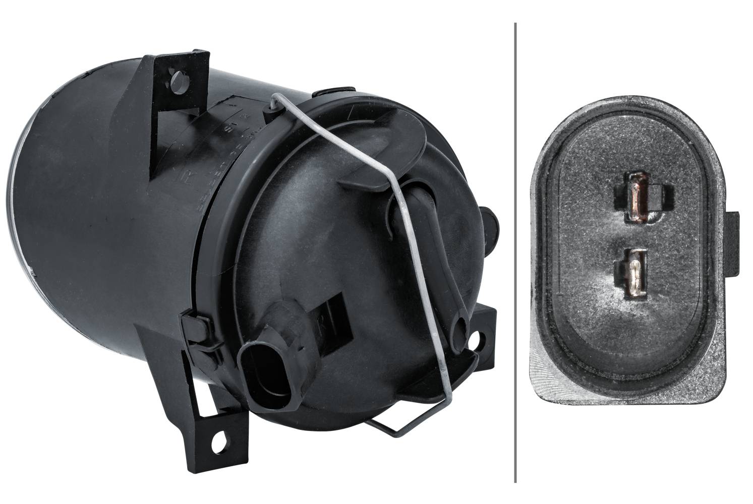 HELLA 1N0 270 255-061 Halogen-Nebelscheinwerfer - rechts - für u.a. VW Polo (9N_)