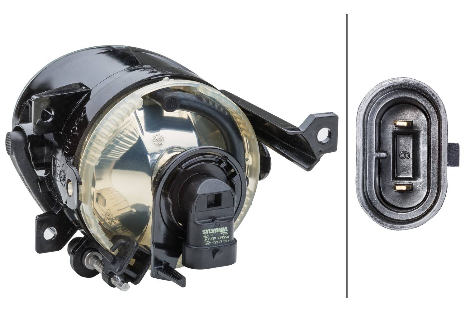 HELLA 1N0 271 289-421 FF-Nebelscheinwerfer - rechts - für u.a. VW Polo (6R1, 6C1)