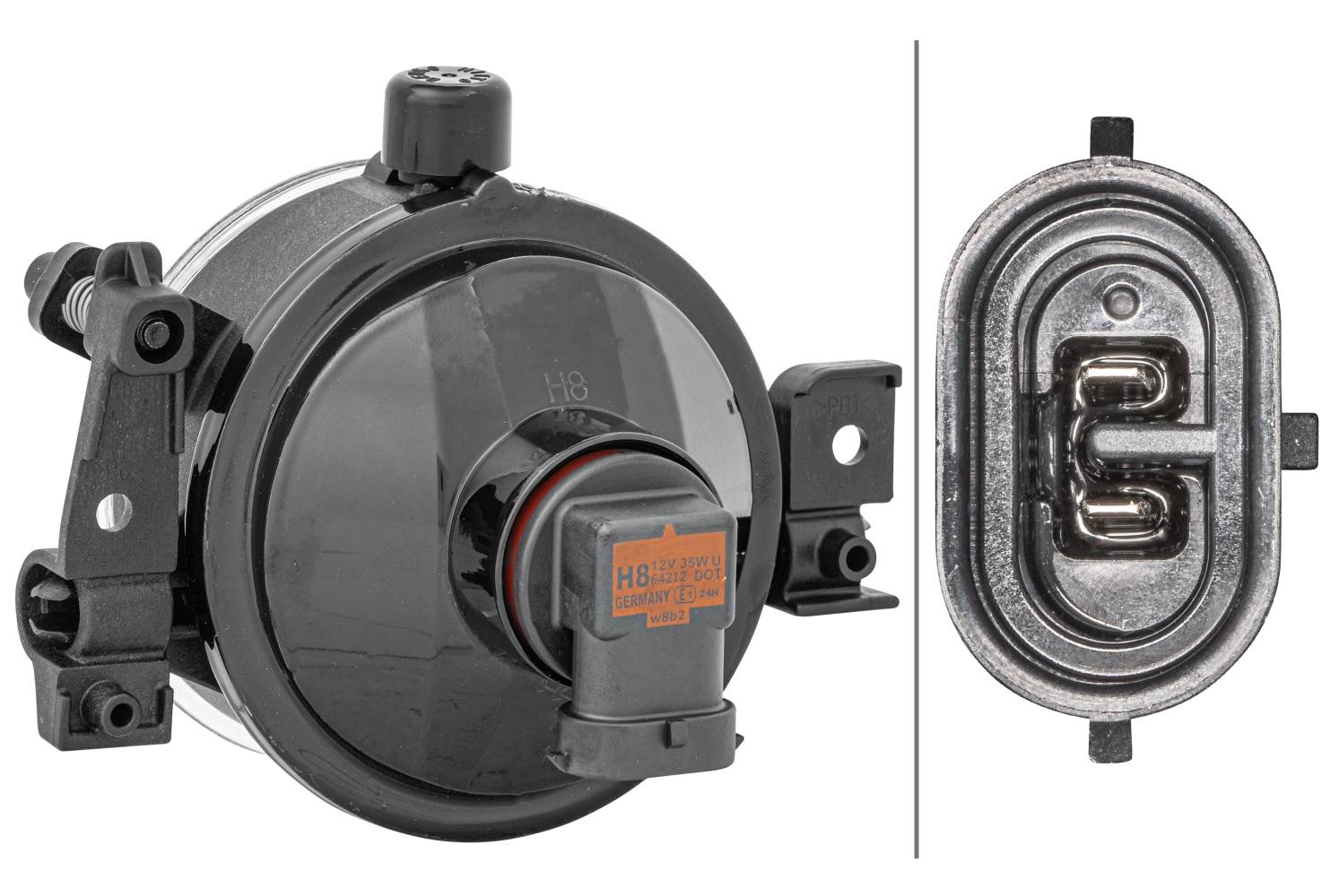 HELLA 1N0 354 016-021 Halogen-Nebelscheinwerfer - rechts - für u.a. Ford Focus II (Da_, Hcp, Dp)