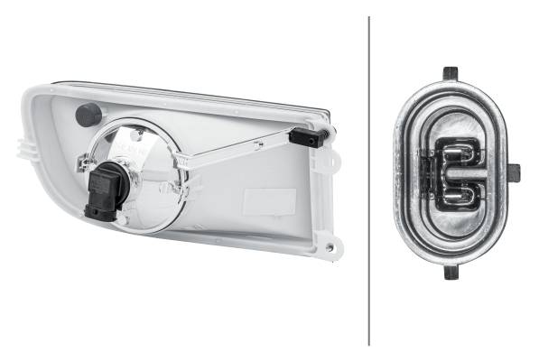 HELLA 1N0 354 017-011 Halogen-Nebelscheinwerfer - links - für u.a. Skoda Octavia II (1Z3)