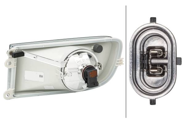 HELLA 1N0 354 017-021 Halogen-Nebelscheinwerfer - rechts - für u.a. Skoda Octavia II (1Z3)