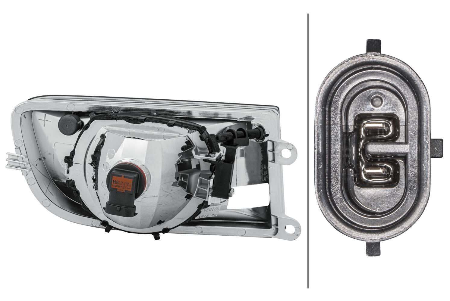 HELLA 1N0 354 017-031 Halogen-Nebelscheinwerfer - links - für u.a. Skoda Octavia II (1Z3)