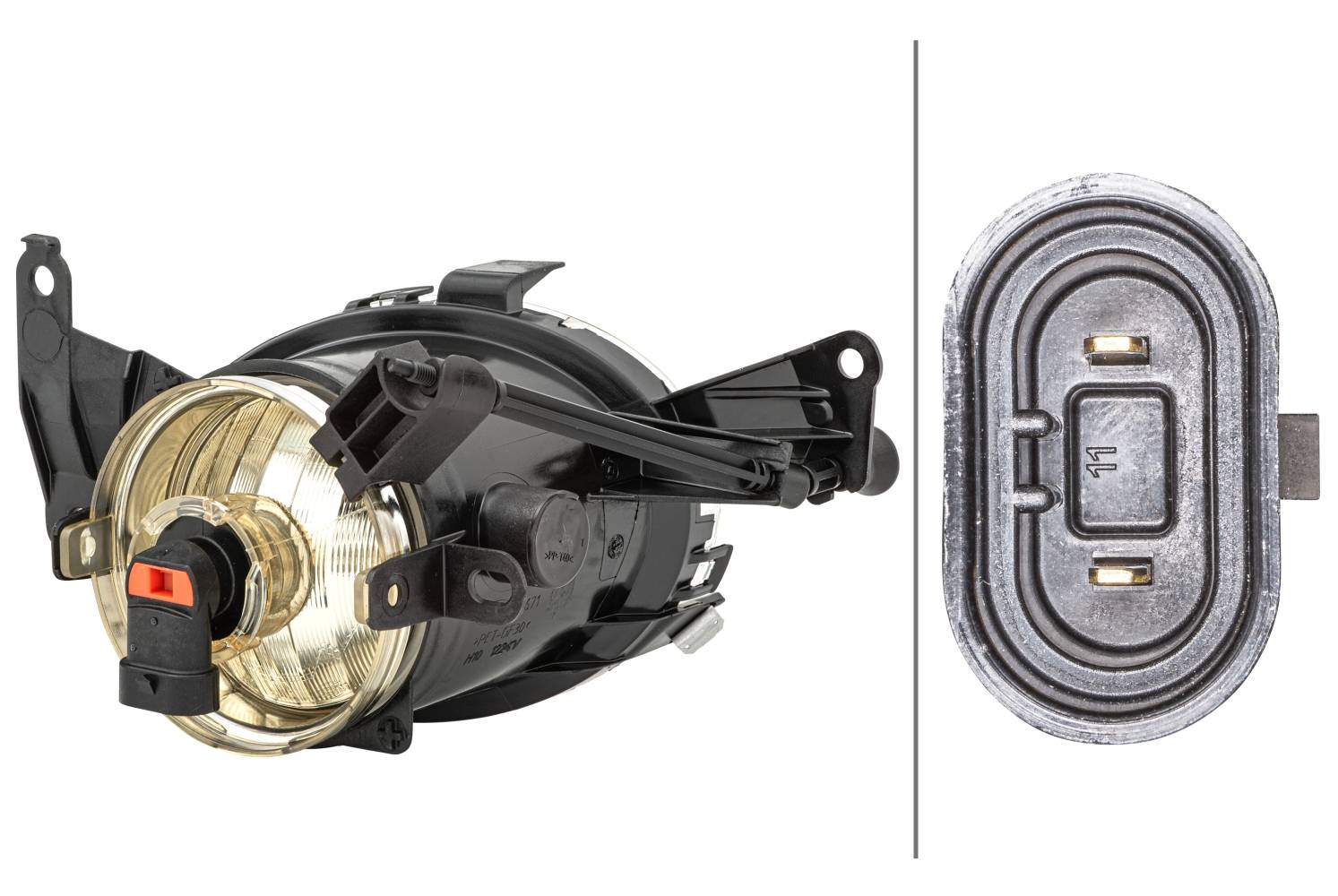 HELLA 1N0 354 681-011 FF-Nebelscheinwerfer - links - für u.a. Opel Corsa D (S07)