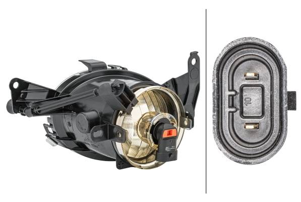 HELLA 1N0 354 681-021 FF-Nebelscheinwerfer - rechts - für u.a. Opel Corsa D (S07)