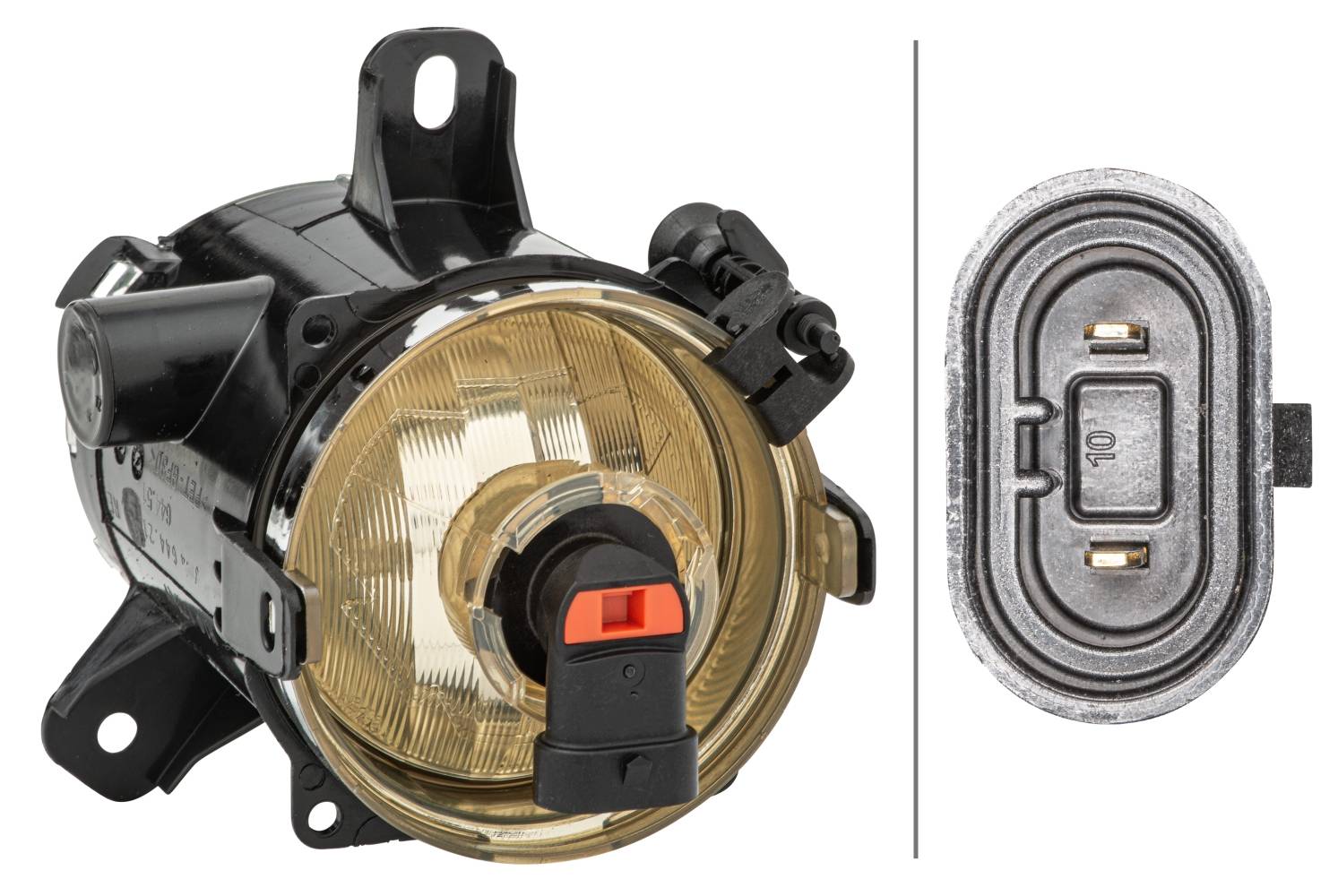 HELLA 1N0 354 824-021 FF-Nebelscheinwerfer - rechts - für u.a. Opel Corsa D (S07)