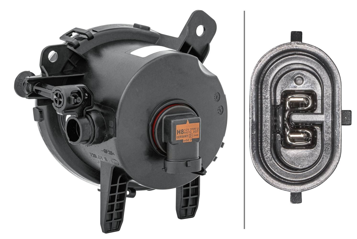 HELLA 1N0 354 990-041 FF-Nebelscheinwerfer - rechts - für u.a. BMW 1 (F20)