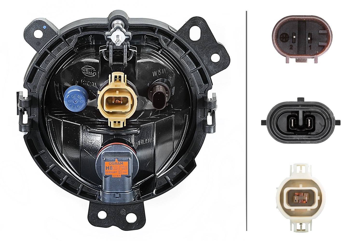 HELLA 1N1 011 748-111 FF-Nebelscheinwerfer - links - für u.a. Mini Mini Countryman (F60)
