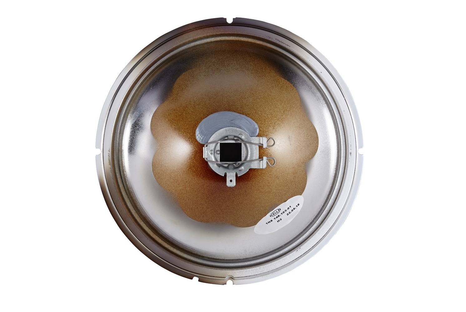 HELLA 1N8 148 103-011 Halogen-Scheinwerfereinsatz, Nebelscheinwerfer - Luminator - 12/24V - rund - A