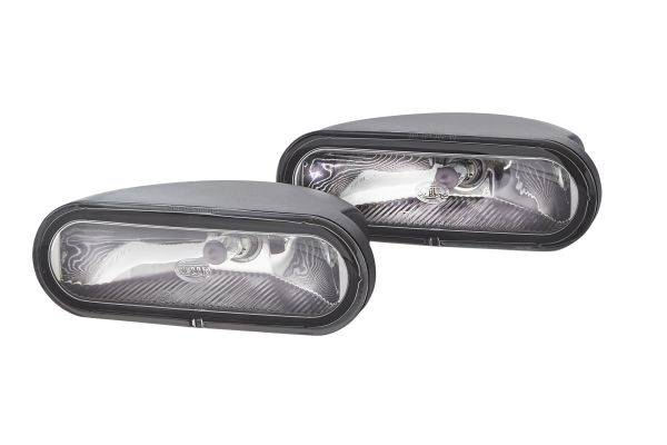 HELLA 1NA 008 284-801 FF/Halogen-Nebelscheinwerfersatz - FF 75 - 12V - Anbau - Lichtscheibenfarbe: g