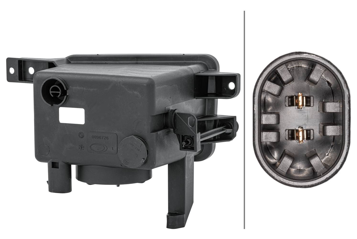 HELLA 1NA 354 660-011 FF/Halogen-Nebelscheinwerfer - links - für u.a. Opel Corsa C (X01)