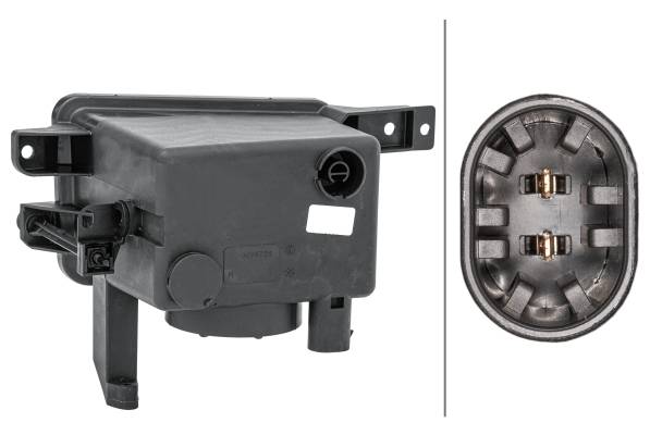 HELLA 1NA 354 660-021 FF/Halogen-Nebelscheinwerfer - rechts - für u.a. Opel Corsa C (X01)