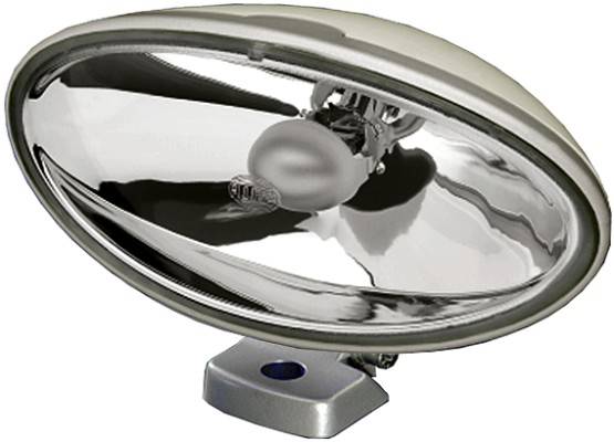 HELLA 1NB 007 892-001 FF/Halogen-Nebelscheinwerfer - Comet FF 300 - 12V - oval - Anbau - Lichtscheib