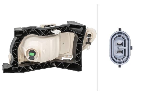 HELLA 1ND 010 223-241 FF-Nebelscheinwerfer - rechts - für u.a. DAF XF