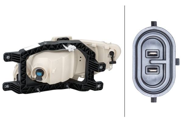 HELLA 1ND 010 223-341 FF-Nebelscheinwerfer - rechts - für u.a. DAF CF / LF