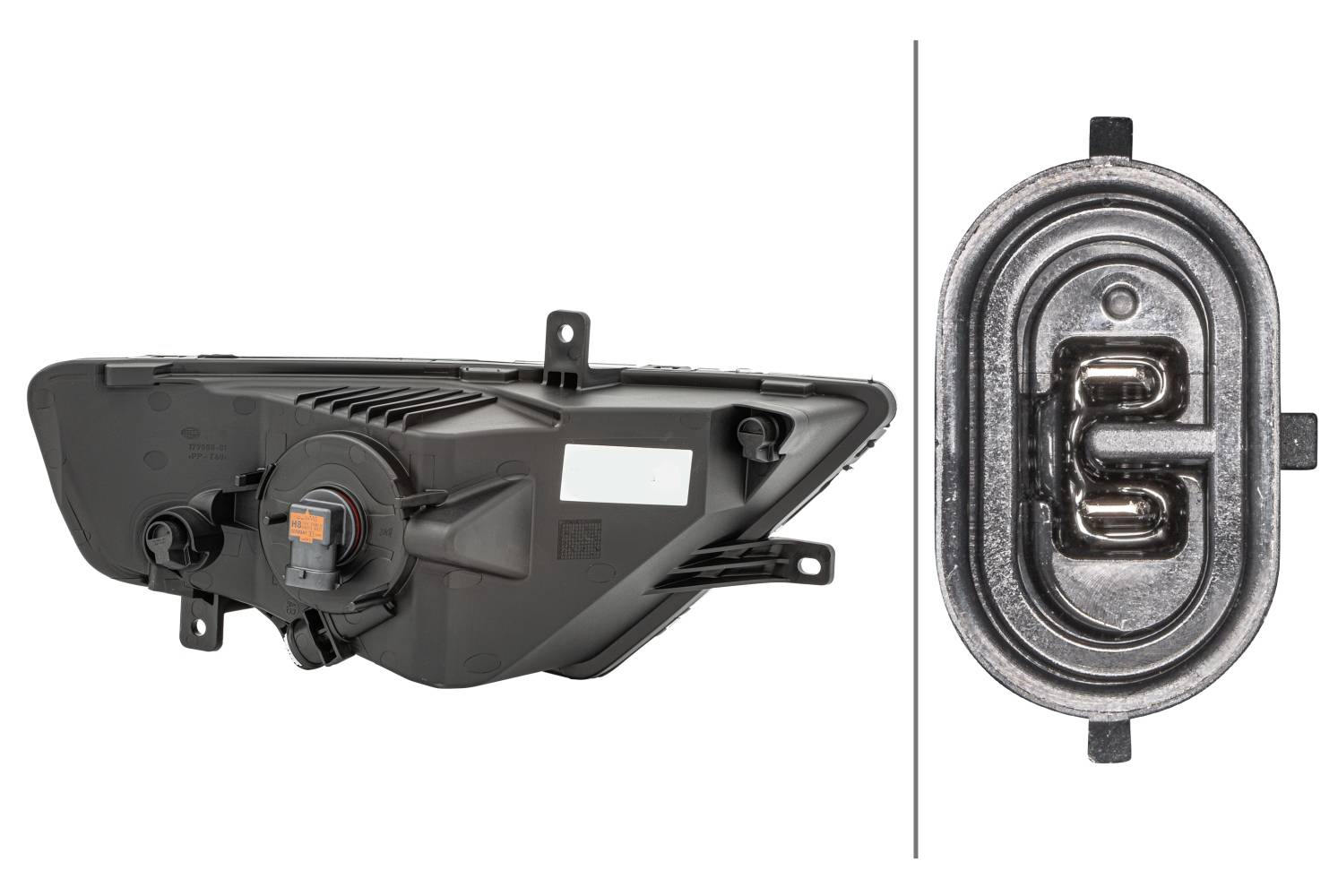 HELLA 1ND 011 157-031 FF-Nebelscheinwerfer - links - für u.a. Seat Leon (5F1)