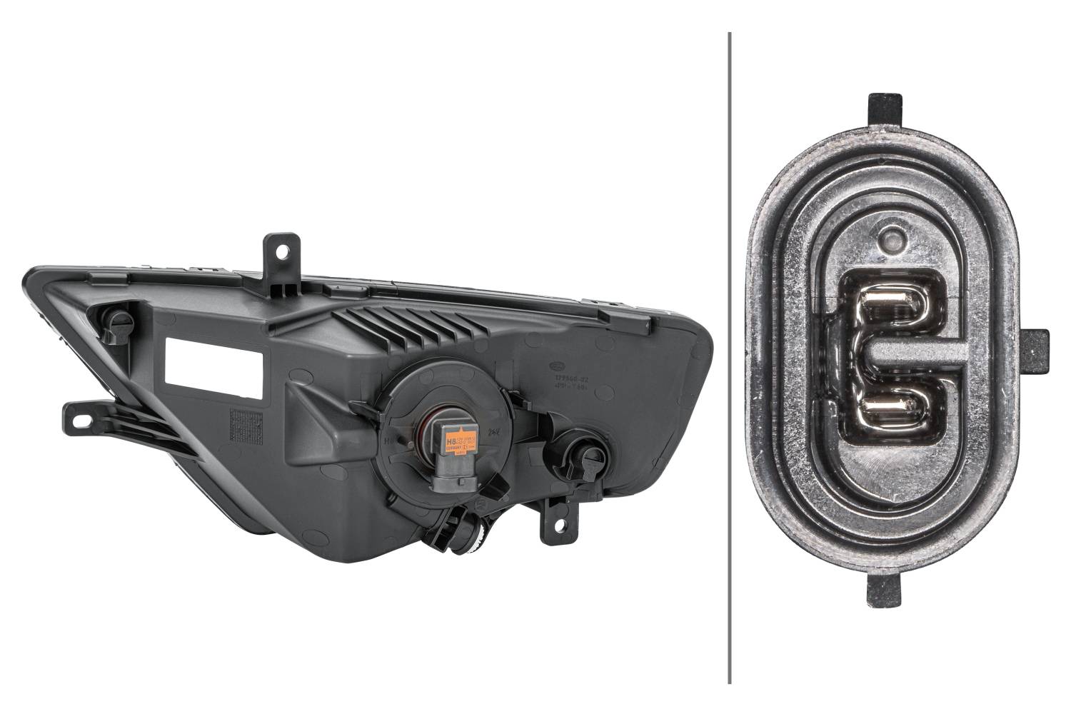 HELLA 1ND 011 157-041 FF-Nebelscheinwerfer - rechts - für u.a. Seat Leon (5F1)