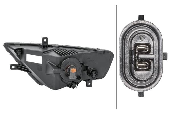 HELLA 1ND 011 157-041 FF-Nebelscheinwerfer - rechts - für u.a. Seat Leon (5F1)