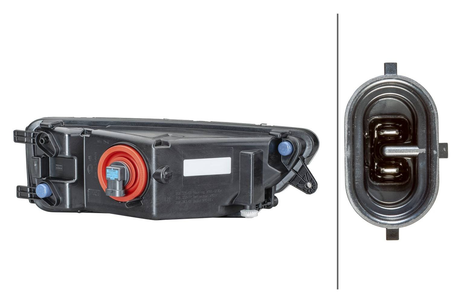 HELLA 1ND 012 755-111 FF-Nebelscheinwerfer - links - für u.a. VW Amarok (2Ha, 2Hb, S1B, S6B, S7A, S7