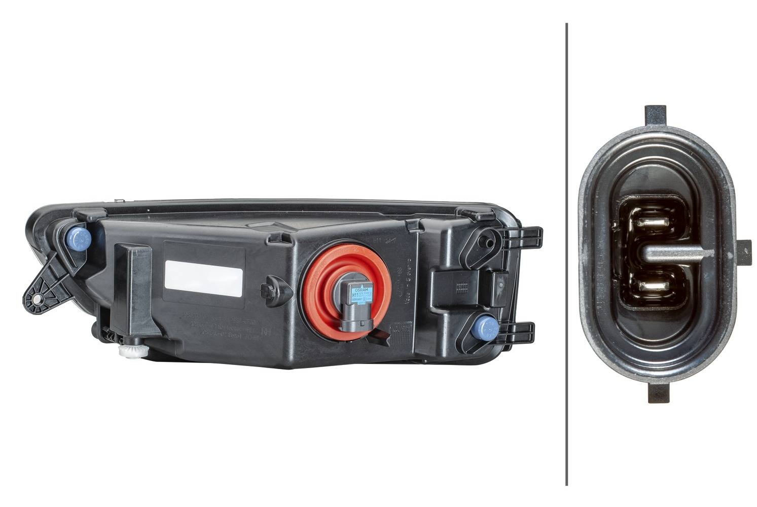 HELLA 1ND 012 755-121 FF-Nebelscheinwerfer - rechts - für u.a. VW Amarok (2Ha, 2Hb, S1B, S6B, S7A, S