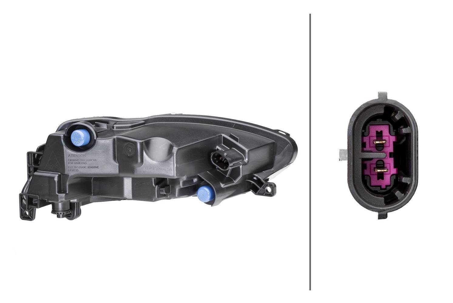 HELLA 1ND 012 996-011 FF/LED-Nebelscheinwerfer - links - für u.a. Seat Leon (5F1)