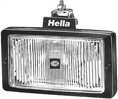 HELLA 1NE 006 300-071 Halogen-Nebelscheinwerfer - Jumbo 220 - 12/24V - Anbau - Lichtscheibenfarbe: t