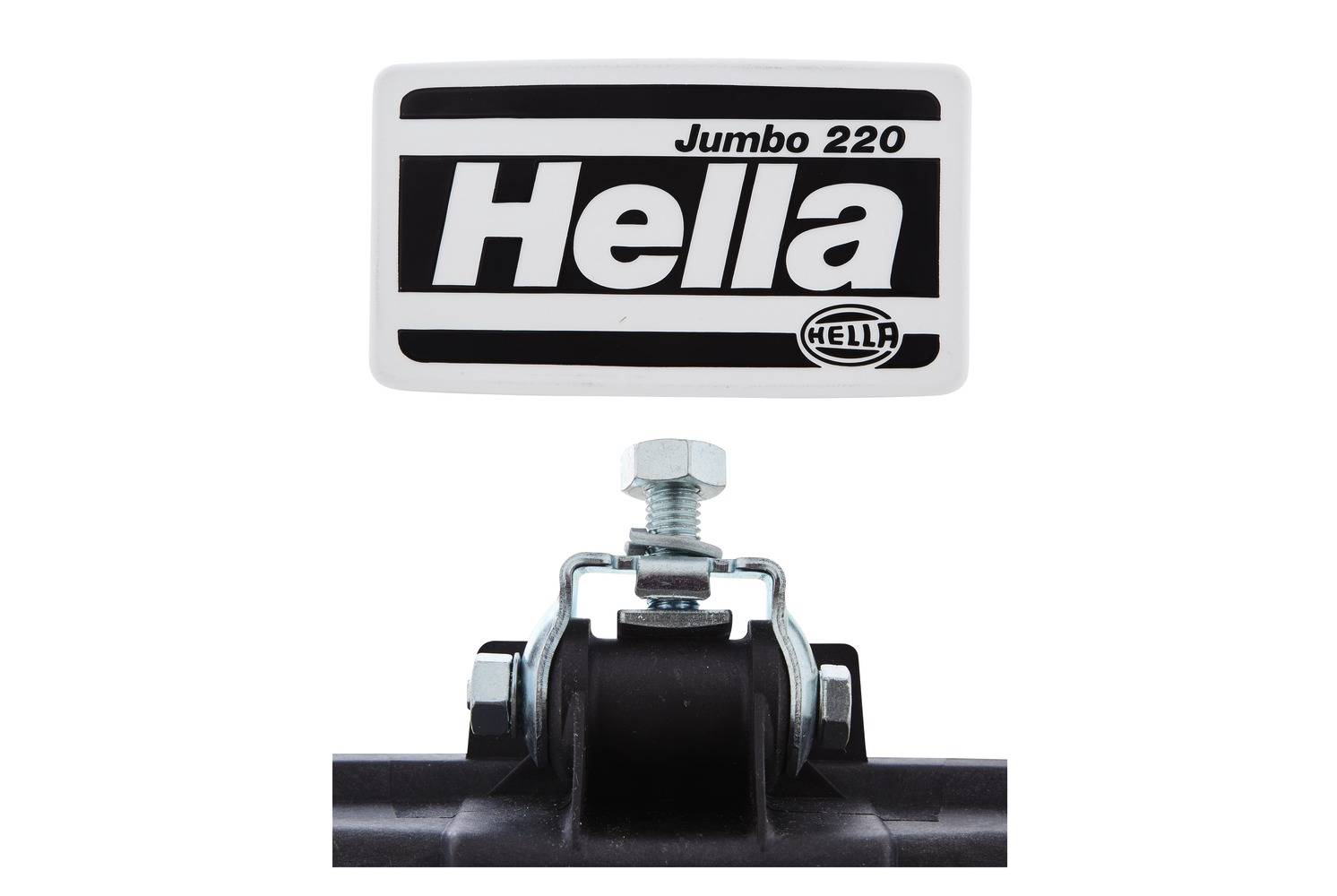 HELLA 1NE 006 300-071 Halogen-Nebelscheinwerfer - Jumbo 220 - 12/24V - Anbau - Lichtscheibenfarbe: t