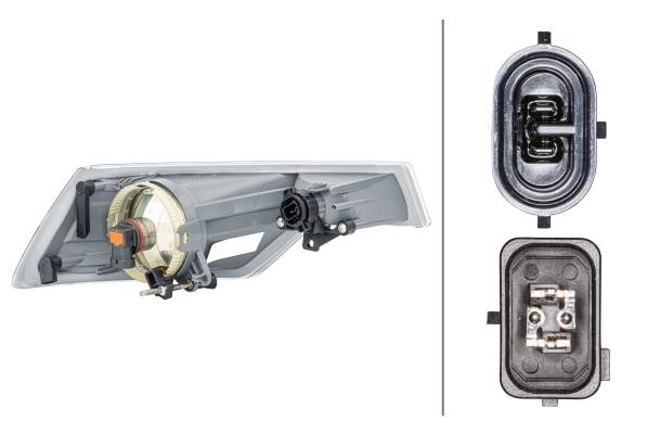 HELLA 1NE 271 532-011 FF-Nebelscheinwerfer - links - für u.a. Citroën C5 III (Rd_)