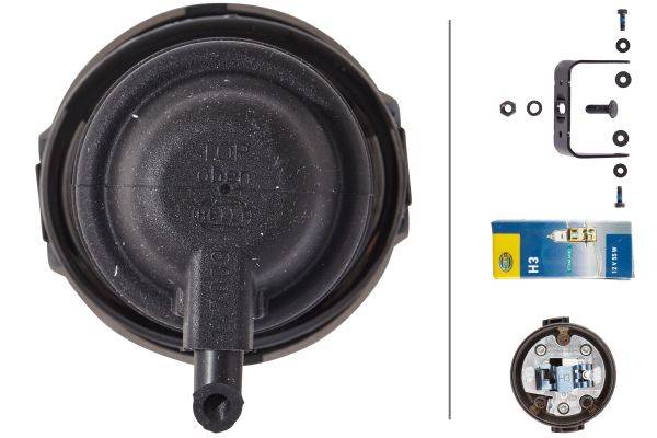 HELLA 1NL 008 090-301 DE/Halogen-Nebelscheinwerfer - Premium 50
