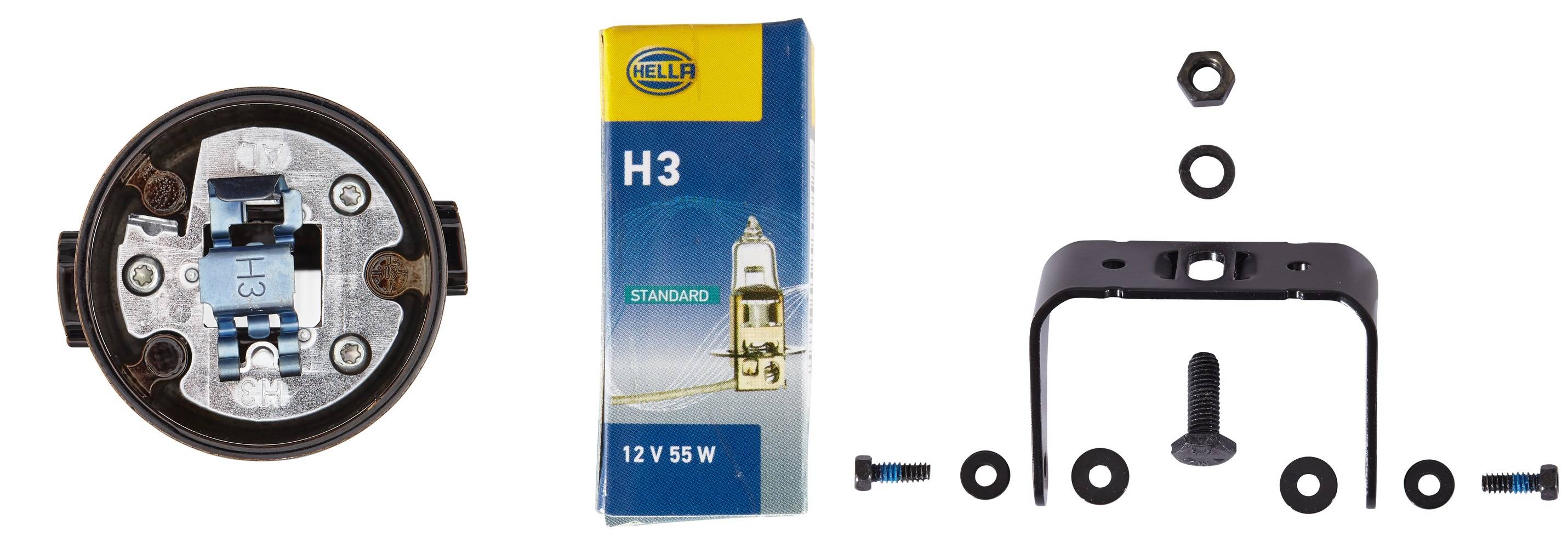 HELLA 1NL 008 090-301 DE/Halogen-Nebelscheinwerfer - Premium 50