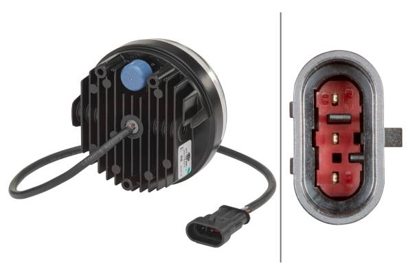 HELLA 2PT 009 599-121 LED-Tagfahrleuchte - 90mm - 12/24V - Einbau - Kabel: 500mm - rechts