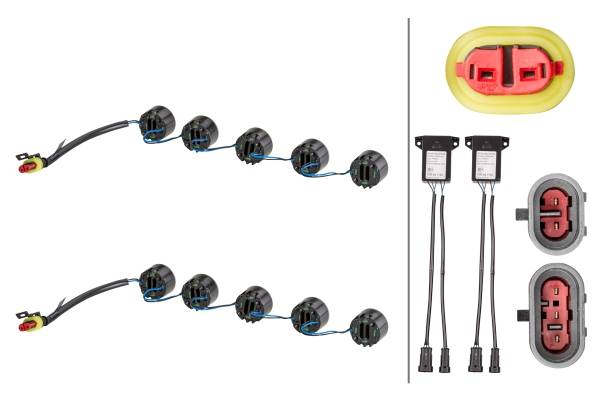 HELLA 2PT 010 458-701 LED-Tagfahrleuchtensatz - LEDayFlex - 12/24V