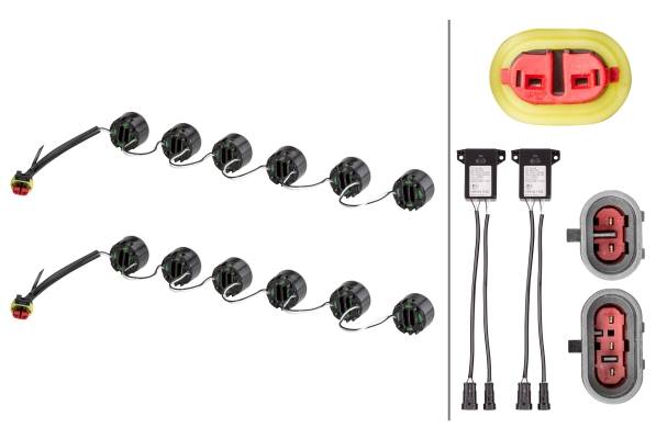 HELLA 2PT 010 458-731 LED-Tagfahrleuchtensatz - LEDayFlex - 12/24V