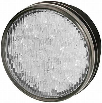 HELLA 2PT 980 691-601 LED-Tagfahrleuchte - 12V - rund - Einbau - Lichtscheibenfarbe: glasklar - LED-
