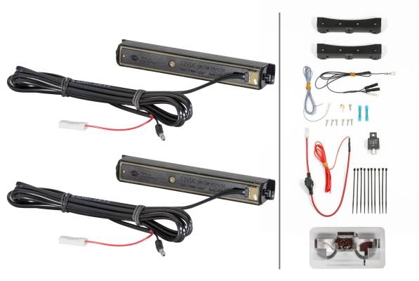 HELLA 2PT 980 970-821 LED-Tagfahrleuchtensatz - LEDayLine Zero - 12V - Anbau - Set
