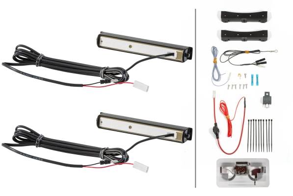 HELLA 2PT 980 970-871 LED-Tagfahrleuchtensatz - LEDayLine Zero - 24V - Anbau - Set