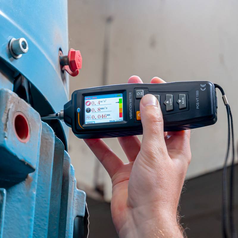 Schwingungsmessgerät für die Einhandbedienung | Beschleunigung, Geschwindigkeit, Weg