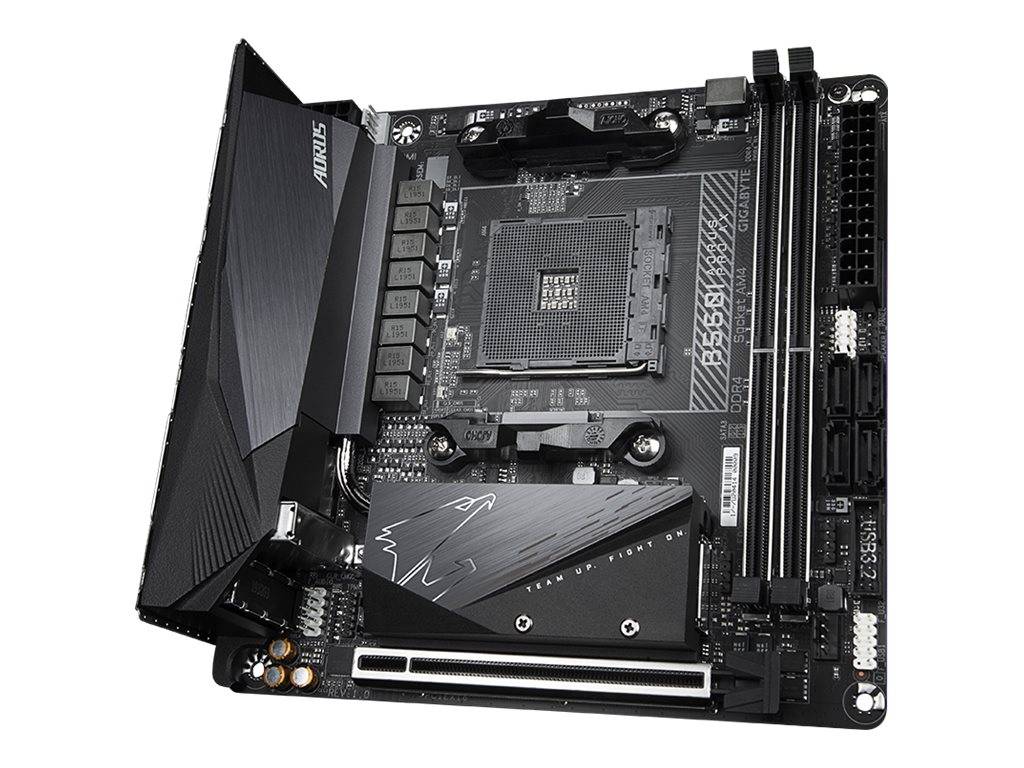 Gigabyte B550I AORUS PRO AX - 1.0 - Motherboard - Mini-ITX - Socket AM4 - AMD B550 Chipsatz - USB-C Gen2, USB 3.2 Gen 1,