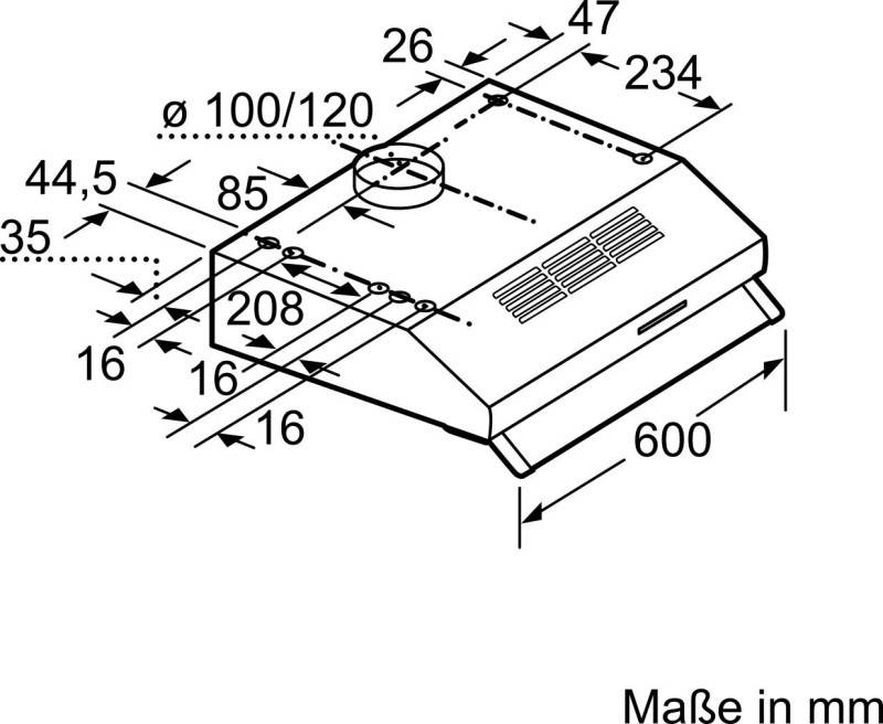 Bosch MDA UB-Haube DUL63CC50
