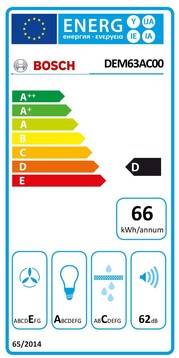 Bosch MDA Zwischenbauhaube DEM63AC00