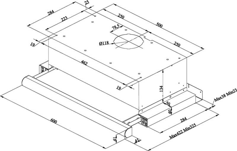 Amica Flachschirmhaube FH 17161-1 E