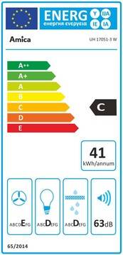 Amica UB-Haube UH 17051-3 W